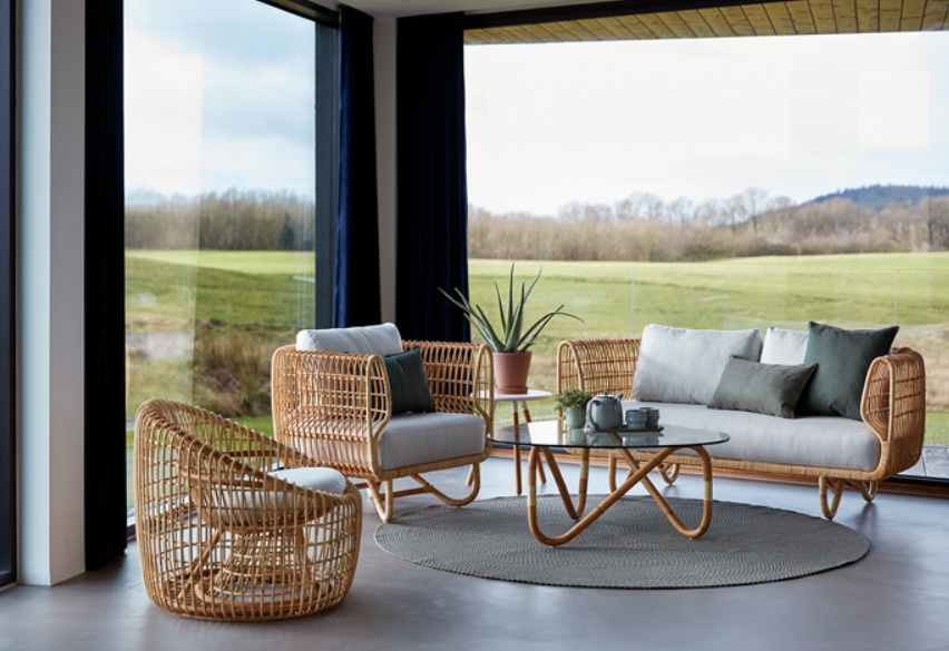 Simple Design Rattan Outdoor Sofa Set
