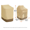 Outdoor Stacked Dining Chairs Furniture Covers - Garden Furniture Cover | Shinlin Patio Dining Chair Set Cover FC010