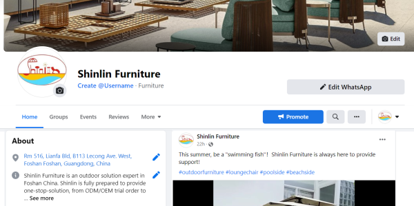 Shinlin Furniture On FaceBook