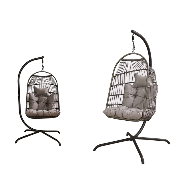 D008 Simple Design Foldedable Swing Chair Garden Hanging Hammock Chair