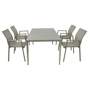 Outdoor Dining Table Chairs Set - Outdoor Furniture | Shinlin Sintered Stone Outdoor Dining Table CZ013