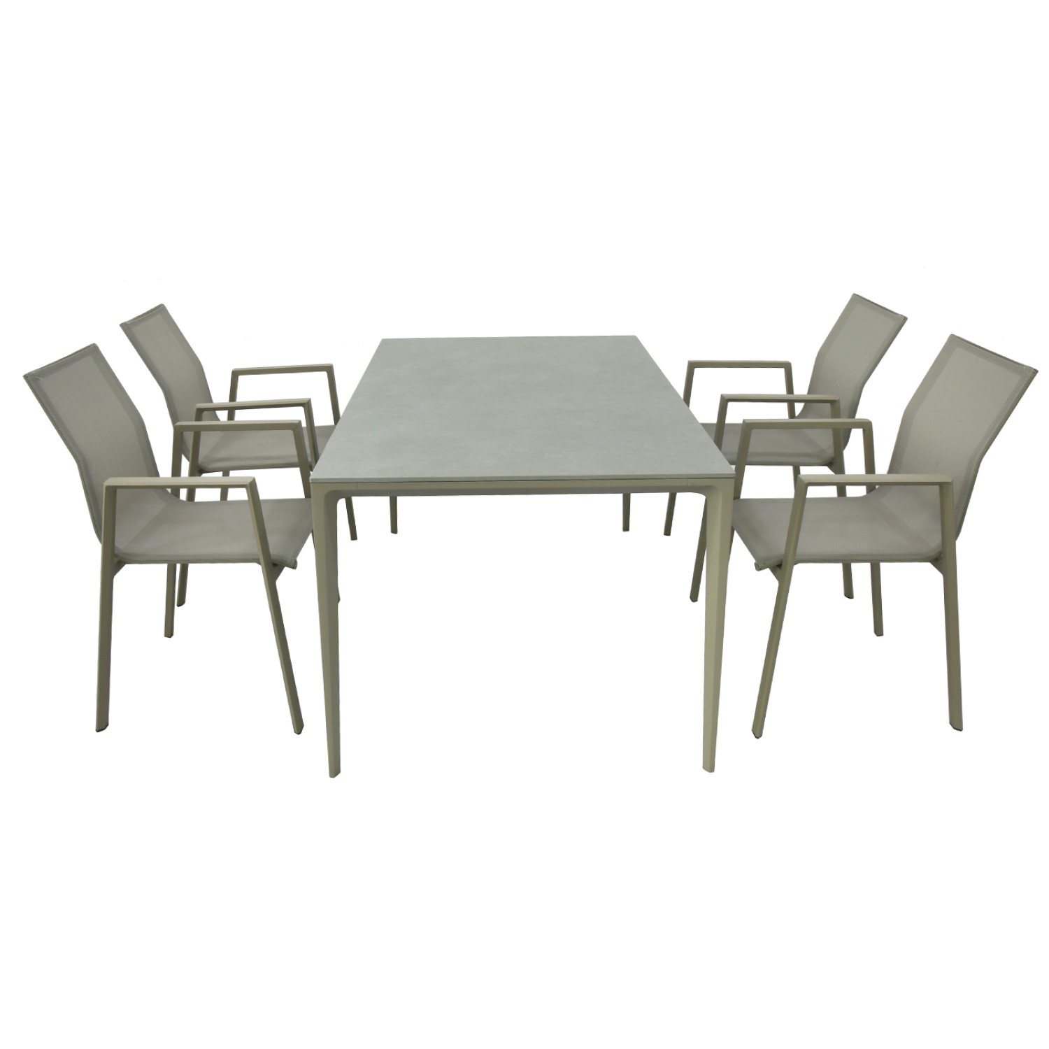 Outdoor Dining Table Chairs Set - Outdoor Furniture | Shinlin Sintered Stone Outdoor Dining Table CZ013