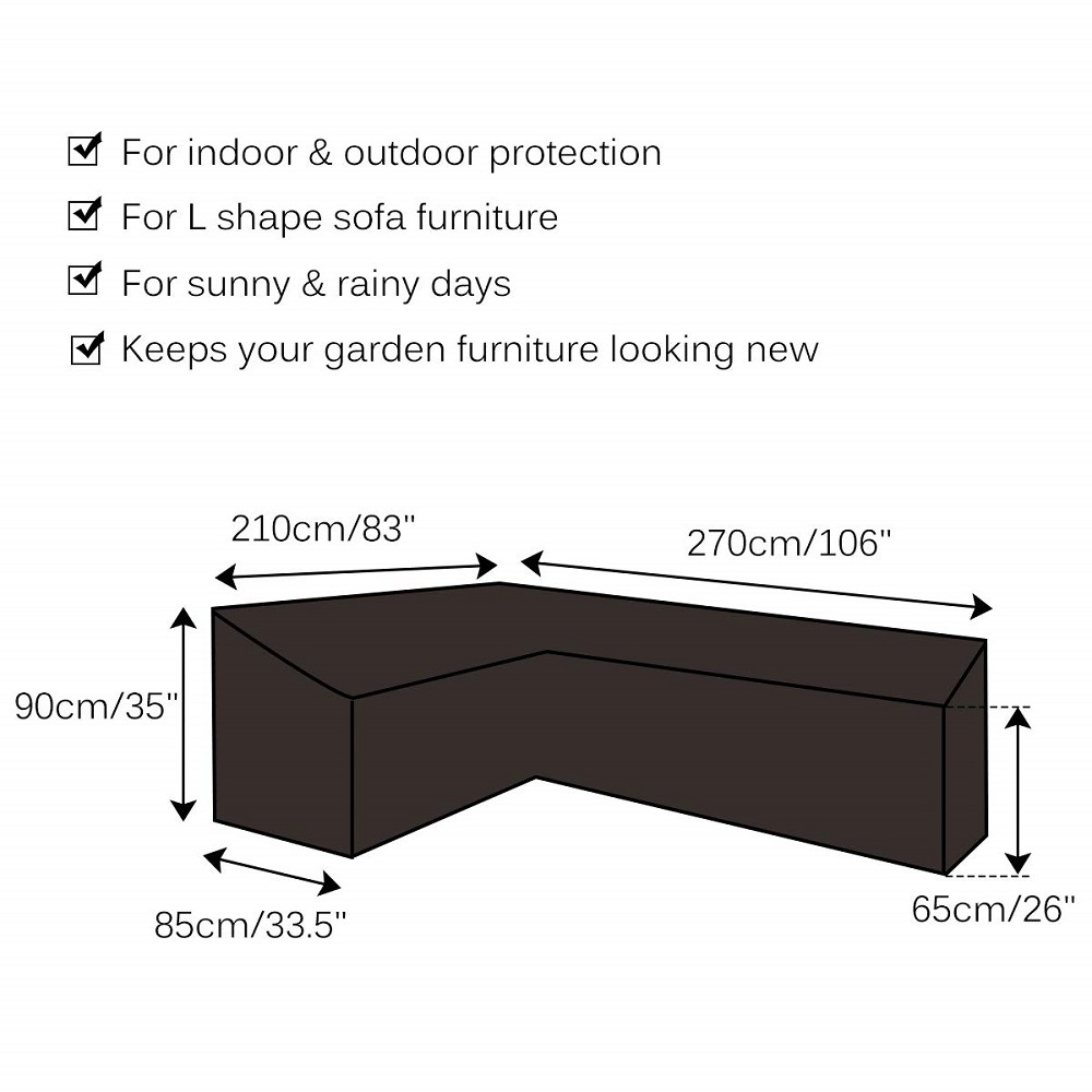 FC007 Furniture Cover Size
