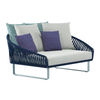 TC010 Simple Nordic Design Rope Weaving Outdoor Daybed Garden Daybed