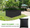 Rectangle Outdoor Dining Set Covers - Garden Furniture Cover | Shinlin Patio Dining Table Chair Set Cover FC008