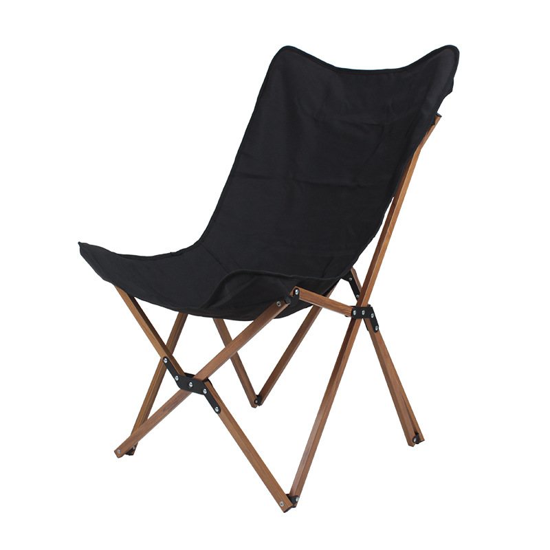 FCY002 Beach Chairs Outdoor Folding Chair Amzon Hot Sale Beech-wood Camping Chair Outdoor Fishing Stools