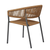 CZ004 PE Rattan Wicker Outdoor Garden Dining Table Chair Set