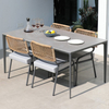 Aluminium Frame with Rope Weave Garden Dining Set - Outdoor Furniture | Shinlin Patio Dining Set CZ016