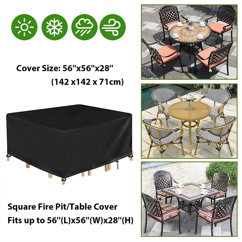 Rectangle Outdoor Dining Set Covers Garden Furniture Cover Shinlin