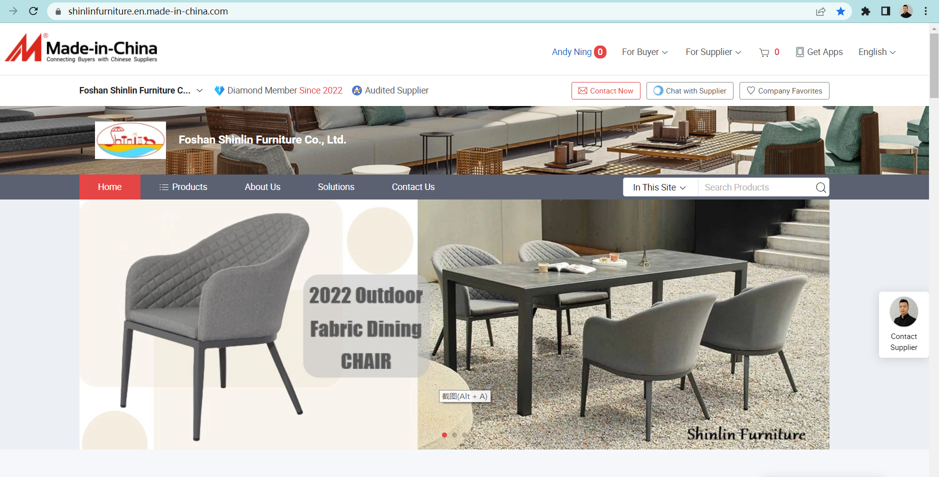 Shinlin Furniture on Made-in-china