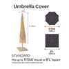 Custom Oxford Outdoor Offset Umbrella Covers - Garden Furniture Covers | Shinlin Patio Parasol Offset Covers FC006