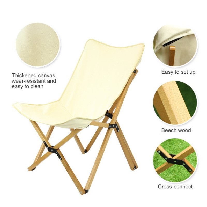 FCY002 Beach Chairs Outdoor Folding Chair Amzon Hot Sale Beech-wood Camping  Chair Outdoor Fishing Stools - Buy Outdoor Chairs, Beach Chairs, Camping  Chairs Product on Shinlin Furniture