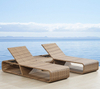 New Arrival PE Rattan Outdoor Sun Bed Garden Patio Swimming Pool Sun Lounger TY018