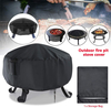 Round Fire Pit Stove Covers - Garden Furniture Cover | Shinlin Table Fire Pit Stove Cover FC005