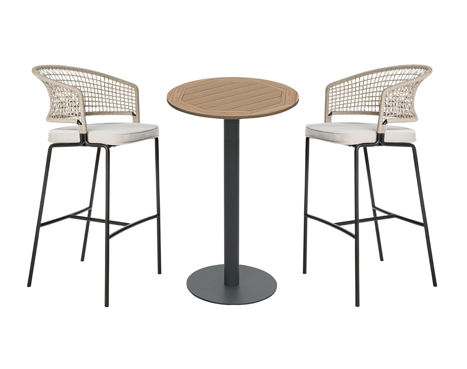 BR005 Garden Height Stools Set for 2 
