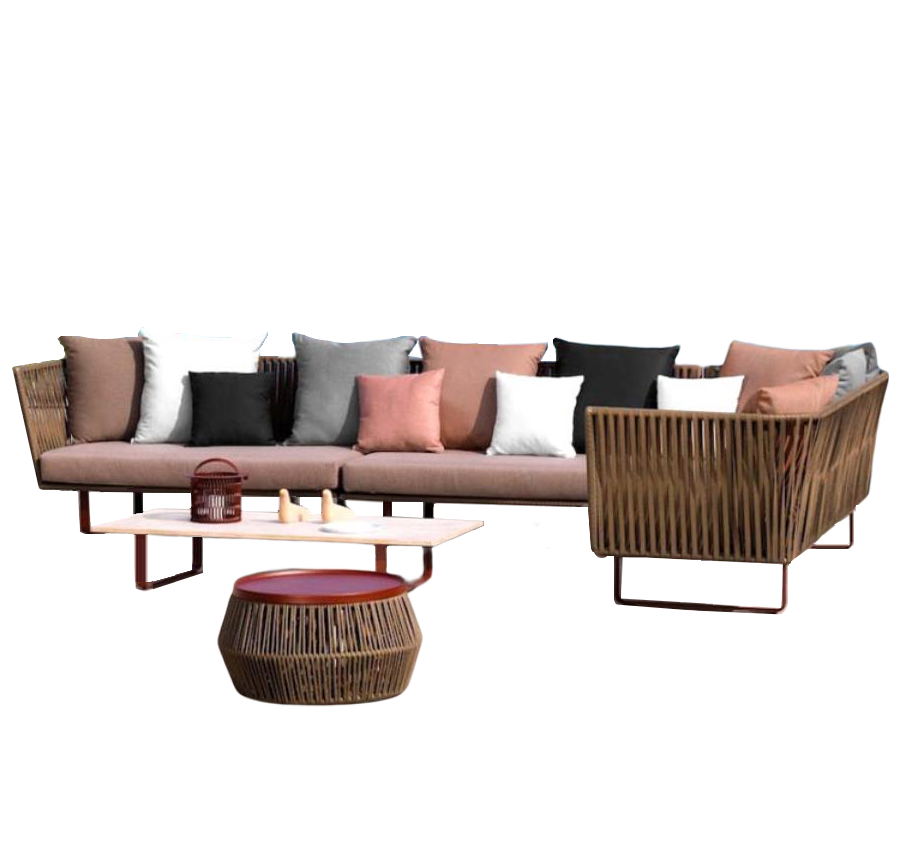 SF002 Classical Outdoor Rope Weaving Sofa Set