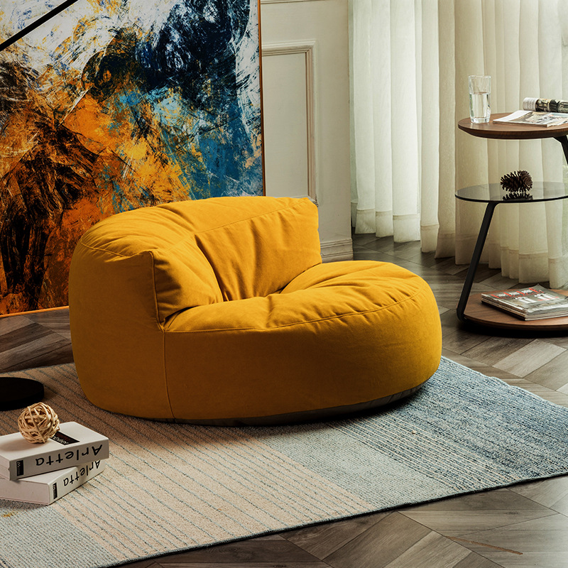 Fancy Color Lazy Susan Bean Bag Sofa Supplier- Garden Furniture| Shinlin Living Room Beanbags F089